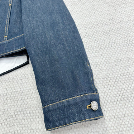 CC 25 Jacket Blue Denim Cotton