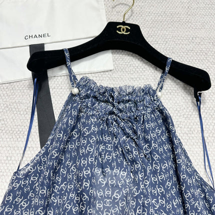 CC 25 Camisole Blue Silk