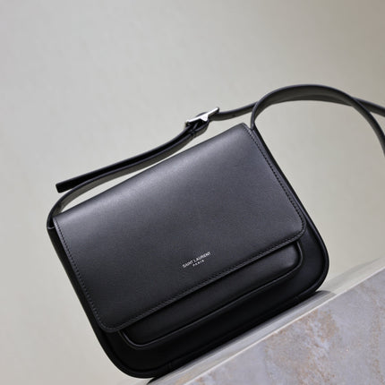 YSL 25S NIKI BABY 22 IN BLACK CALFSKIN