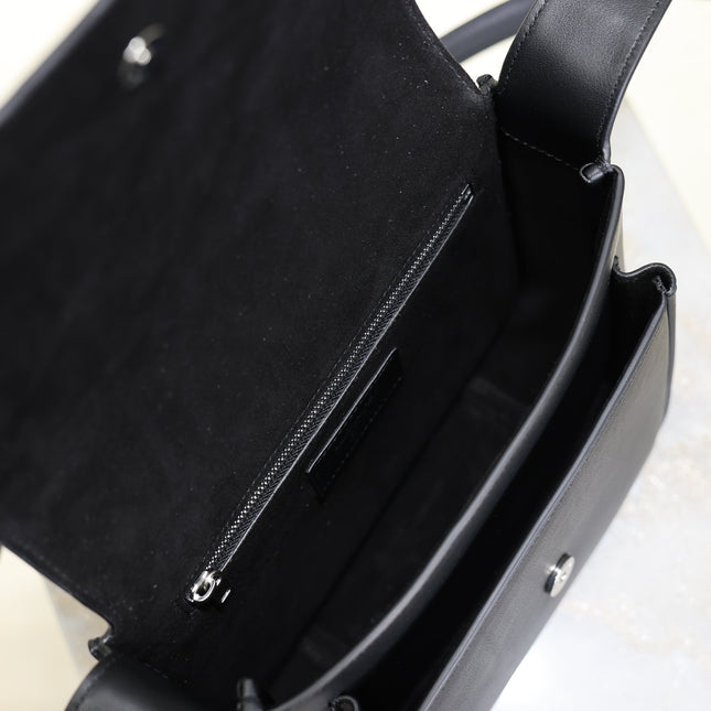 YSL 25S NIKI BABY 22 IN BLACK CALFSKIN