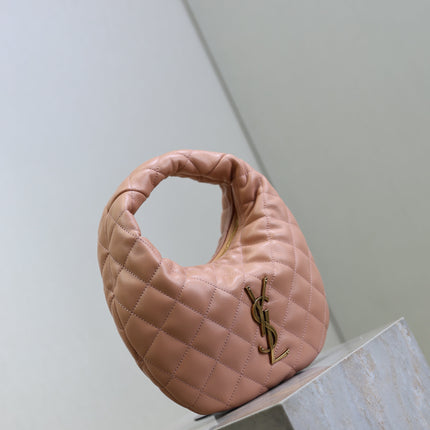 YSL 25S ICARINO 17 IN HORTENSIA QUILTED CALFSKIN GOLD HARDWRE