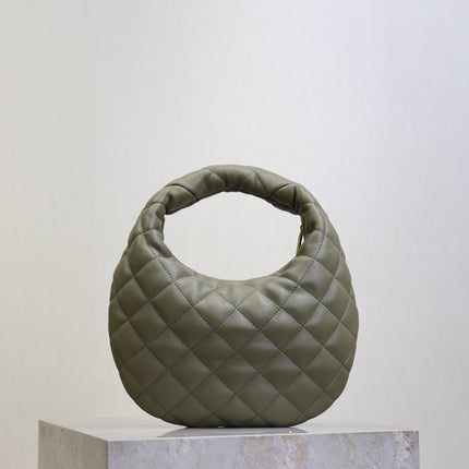 YSL 25S ICARE BABY 17 IN DARK OLIVE QUILTED CALFSKIN GOLD HARDWRE
