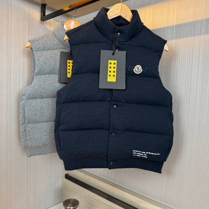 MONCLER 25S DOWN VEST IN BLACK 066