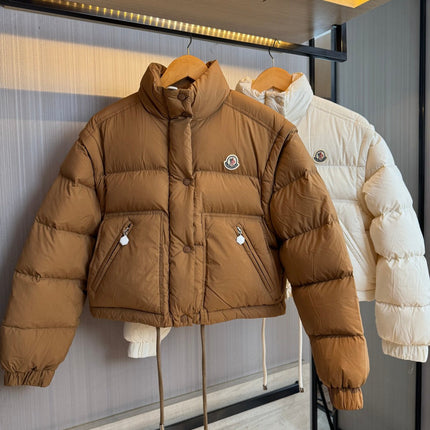 MONCLER 25S CONVERTIBLE JACKET IN WHITE 034