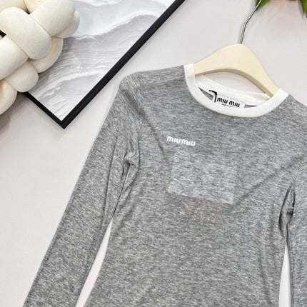 MIUMIU LONG-SLEEVE T-SHIRT STYLE 364