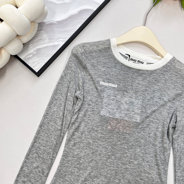 MIUMIU LONG-SLEEVE T-SHIRT STYLE 364