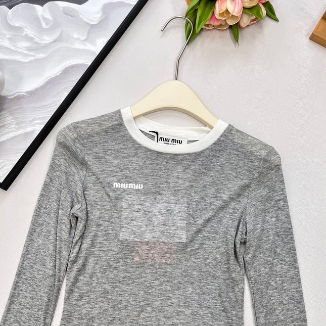 MIUMIU LONG-SLEEVE T-SHIRT STYLE 364