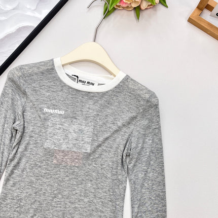 MIUMIU LONG-SLEEVE T-SHIRT STYLE 364