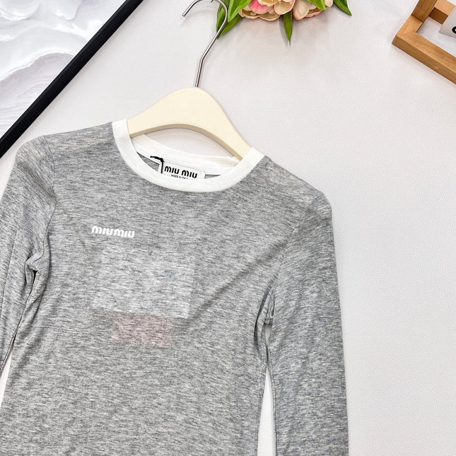 MIUMIU LONG-SLEEVE T-SHIRT STYLE 364