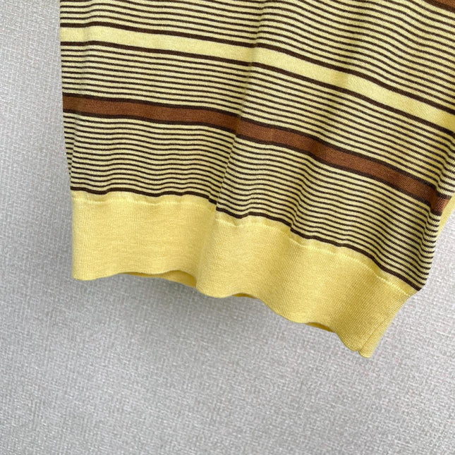 MIUMIU KNITTED POLO SHIRT STYLE 324