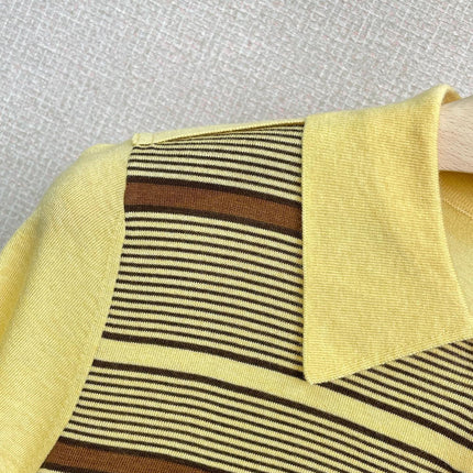 MIUMIU KNITTED POLO SHIRT STYLE 324