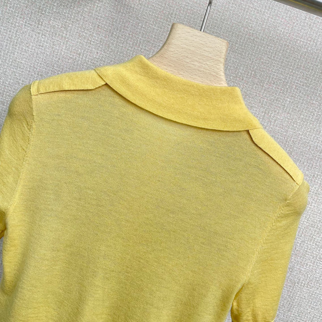 MIUMIU KNITTED POLO SHIRT STYLE 324