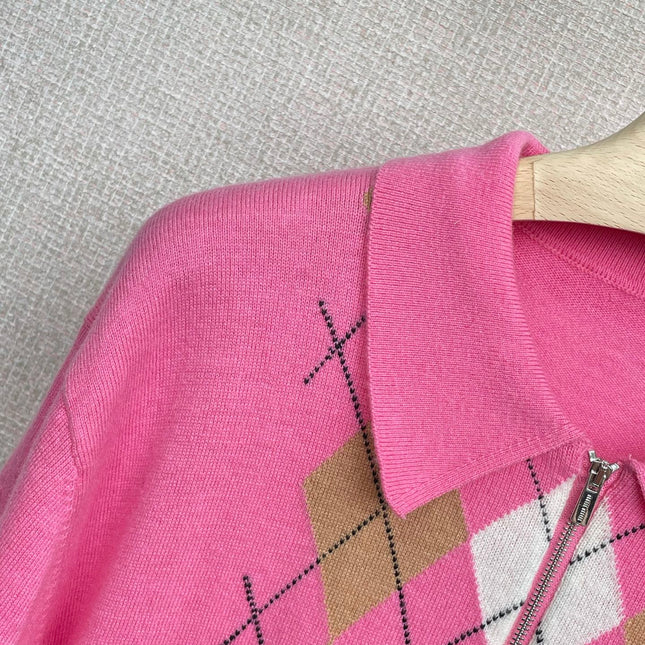MIUMIU KNIT POLO SHIRT STYLE 63
