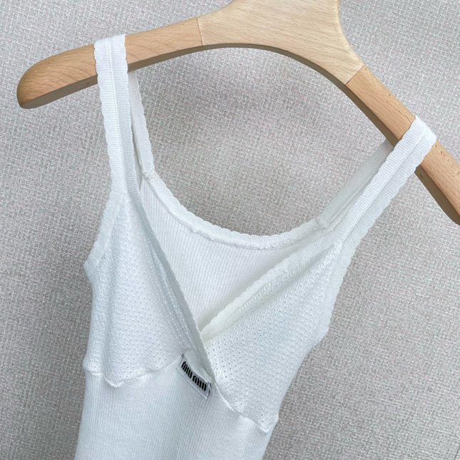 MIUMIU KNITTED COTTON CAMI STYLE 233