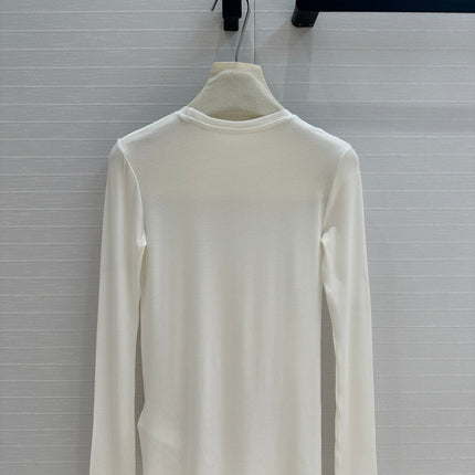 Loewe Long-sleeve T-shirt White Lyocell