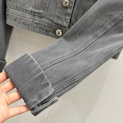 CC Denim Jacket Gray Cotton