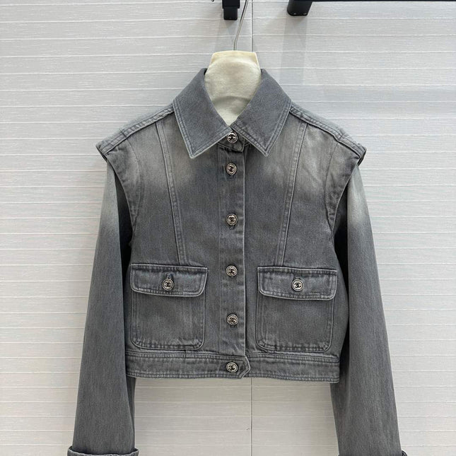 CC Denim Jacket Gray Cotton