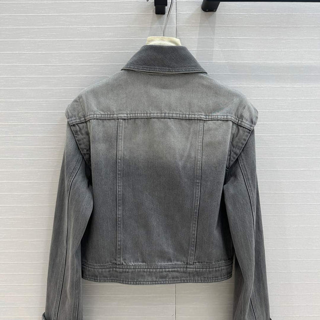 CC Denim Jacket Gray Cotton