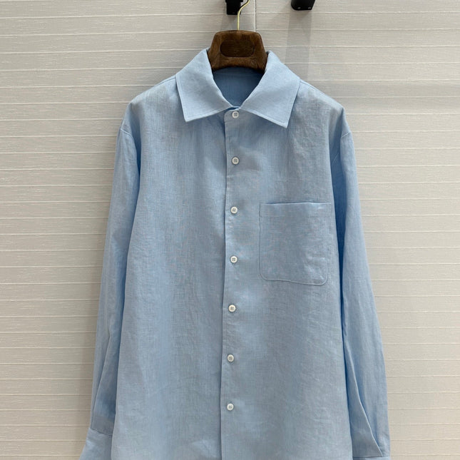 LP BLUE LINEN SHIRT 264280