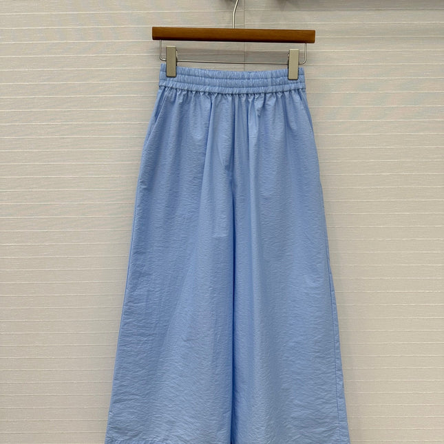 Loewe Pants Blue Cotton