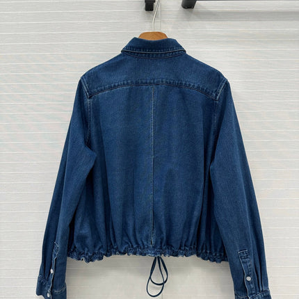 Loewe Shirt Jacket Blue Cotton
