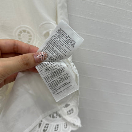 VALENTINO WHITE SLEEVELESS MINI DRESS 276151
