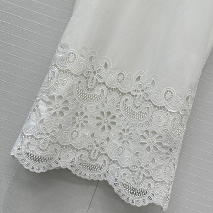 VALENTINO WHITE SLEEVELESS MINI DRESS 276151