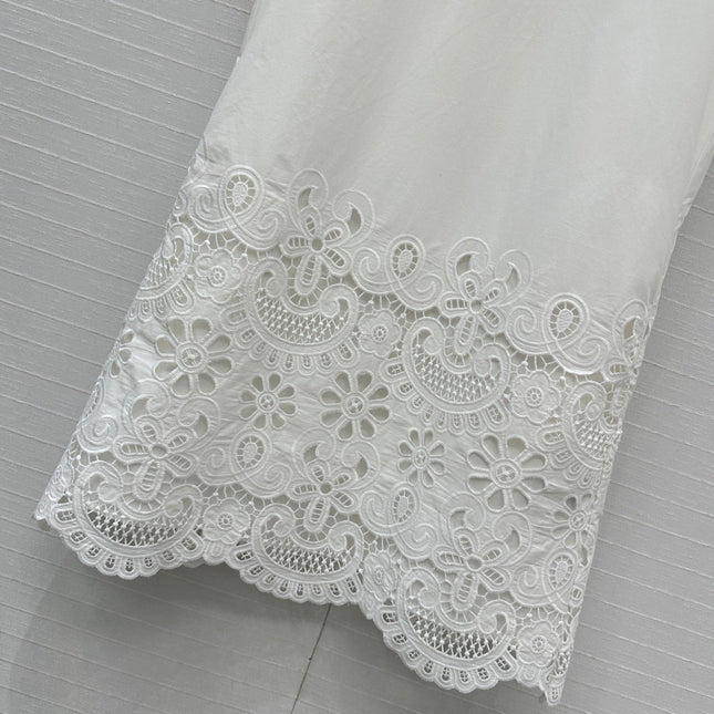 VALENTINO WHITE SLEEVELESS MINI DRESS 276151