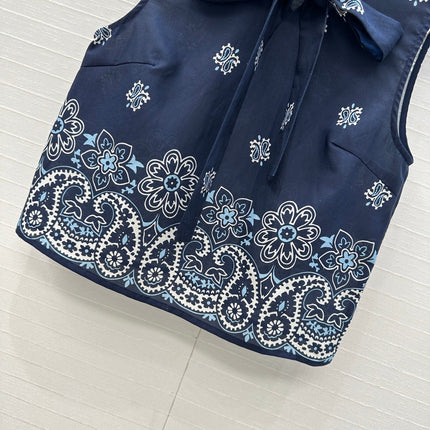 MIUMIU SLEEVELESS TOP AND SKIRT SET 264444