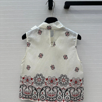 MIUMIU SLEEVELESS TOP AND SKIRT SET 264447