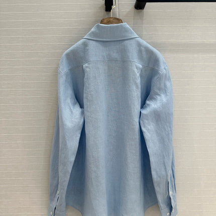 LP BLUE LINEN SHIRT 264280
