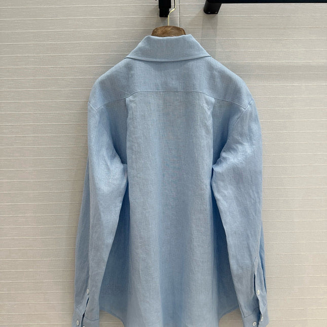 LP BLUE LINEN SHIRT 264280