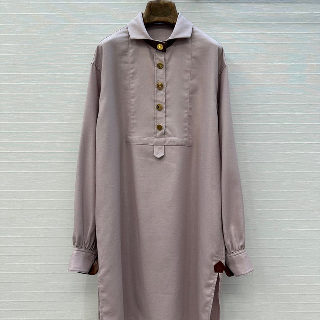 LP LINEN SHIRT DRESS 268356
