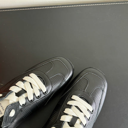 SKATEBOARD SHOES BLACK CALFSKIN