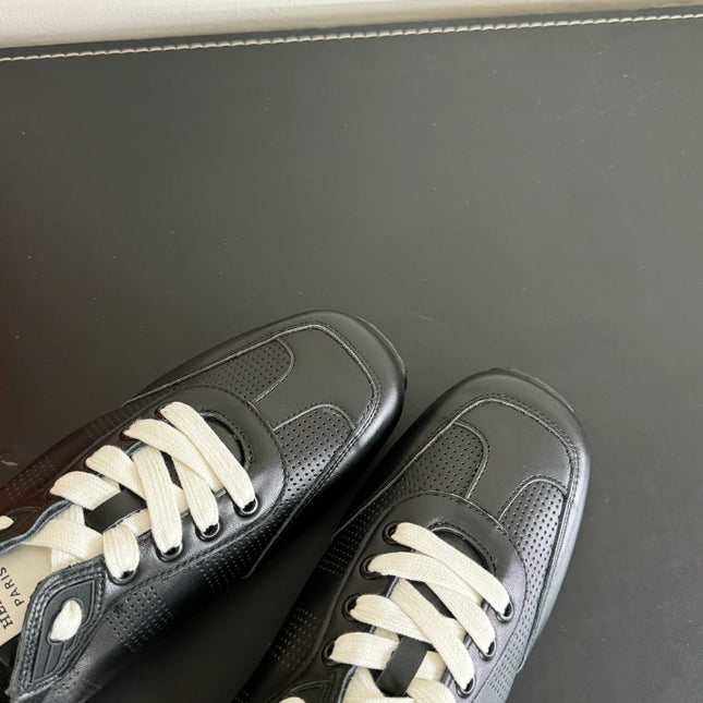 SKATEBOARD SHOES BLACK CALFSKIN