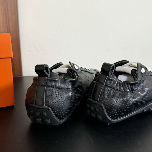 SKATEBOARD SHOES BLACK CALFSKIN