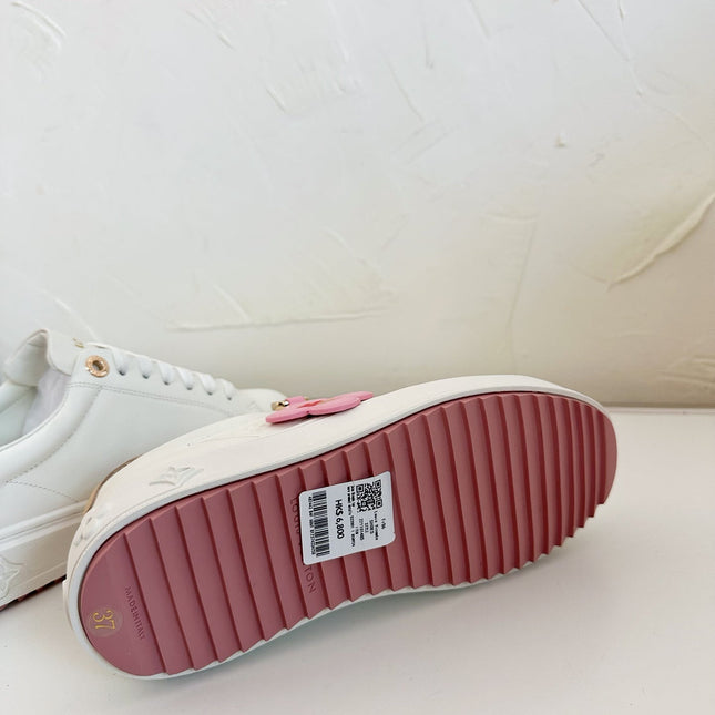 TIME OUT SNEAKER IN WHITE CALFSKIN