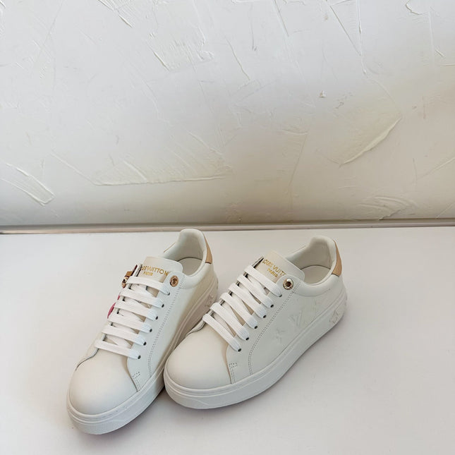 TIME OUT SNEAKER IN WHITE CALFSKIN
