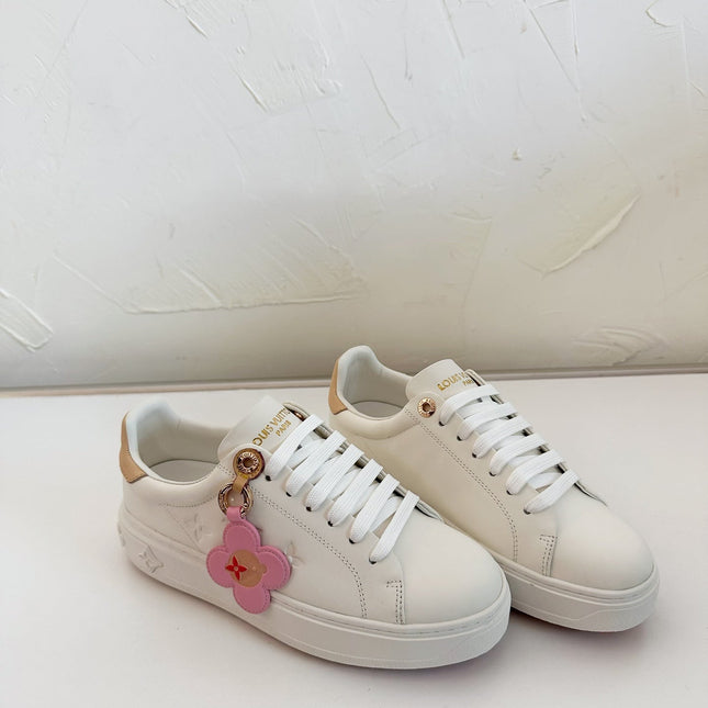 TIME OUT SNEAKER IN WHITE CALFSKIN