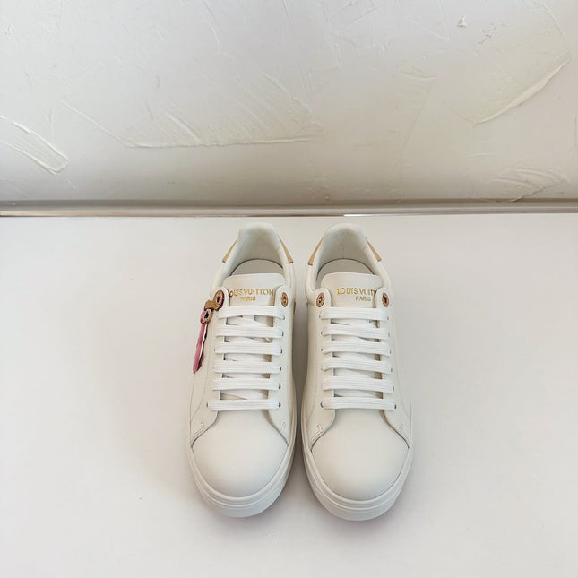 TIME OUT SNEAKER IN WHITE CALFSKIN