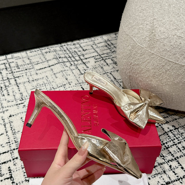 HIGH MULE IN LIGHT GOLD LAMBSKIN