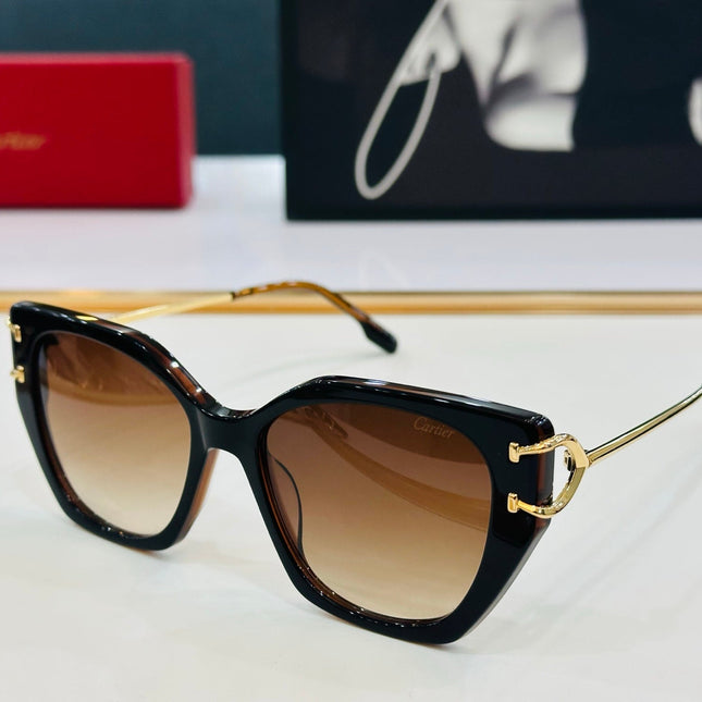 C DE BUTTERFLY FRAME SUNGLASSES 530154 IN METAL AND ACETATE