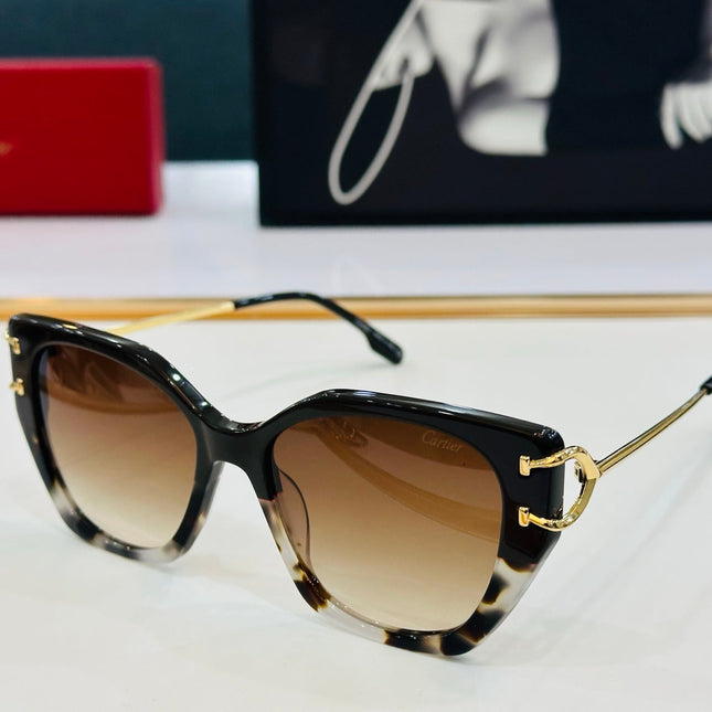 C DE BUTTERFLY FRAME SUNGLASSES 530154 IN METAL AND ACETATE