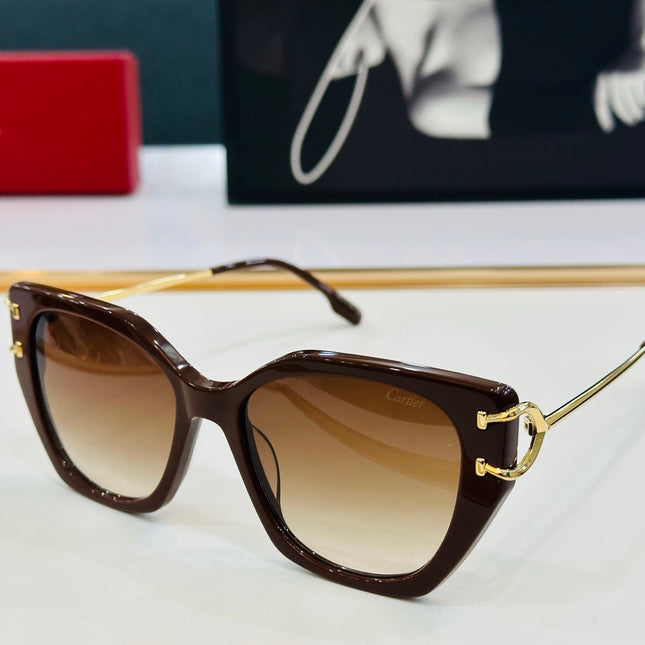 C DE BUTTERFLY FRAME SUNGLASSES 530154 IN METAL AND ACETATE