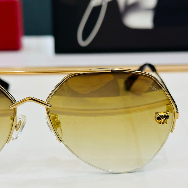 SIGNATURE C DE AVIATOR FRAME SUNGLASSES CT0355S IN METAL