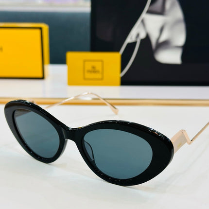 FF DIAMONDS CAT-EYE FRAME SUNGLASSES E3019 IN ACETATE