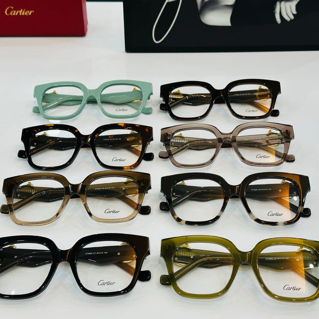 PANTHÈRE SQUARE FRAME SUNGLASSES 575855 IN ACETATE