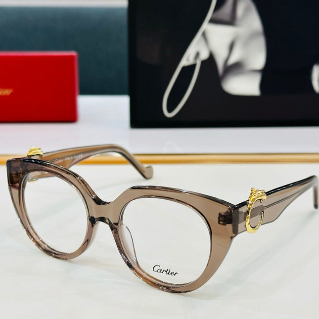 PANTHÈRE ROUND FRAME SUNGLASSES 578200 IN ACETATE
