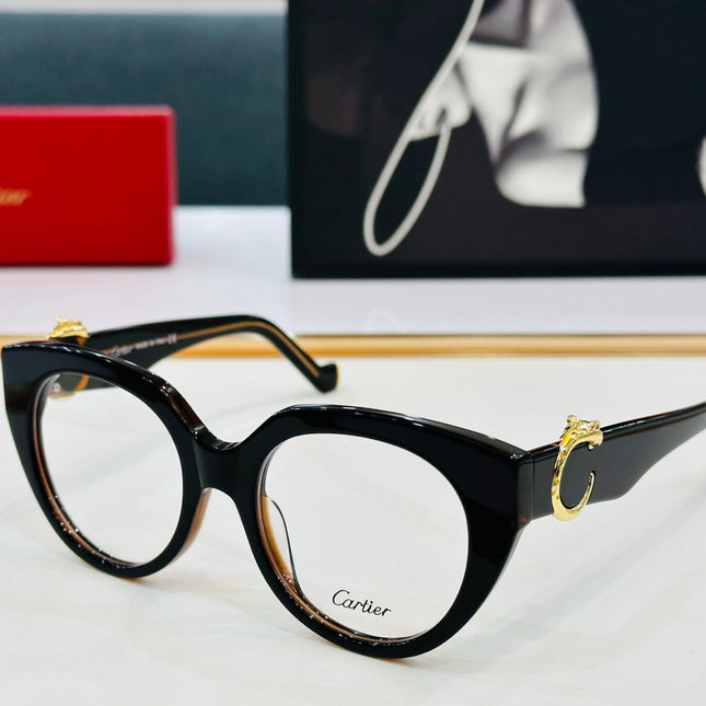 PANTHÈRE ROUND FRAME SUNGLASSES 578200 IN ACETATE