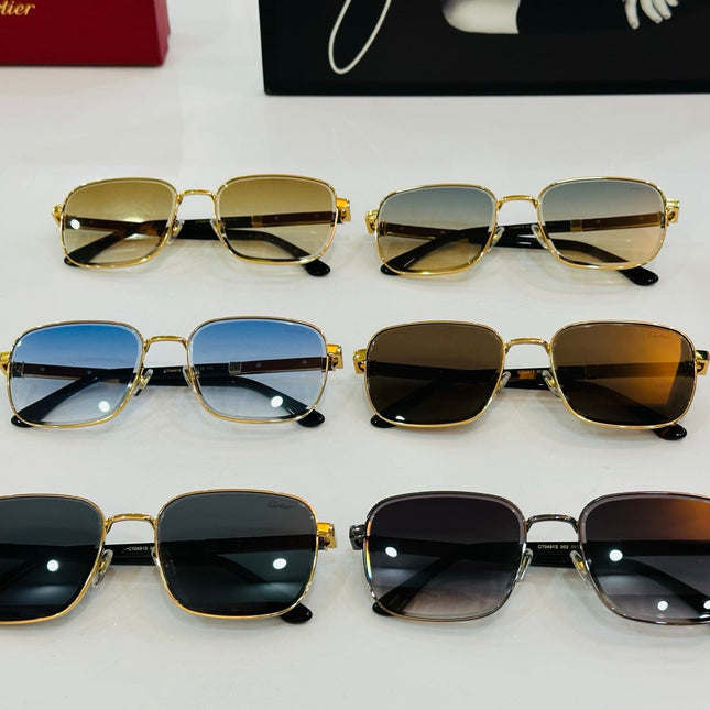 PREMIÈRE RECTANGULAR FRAME SUNGLASSES CT0491S IN METAL